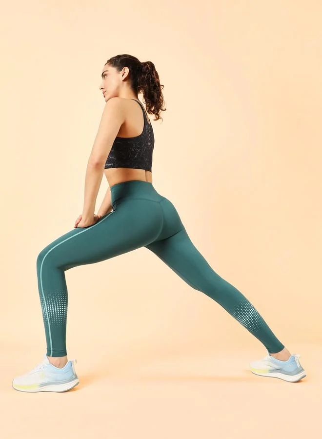 Cult  Women Teal Energy Map Printed Leggings for Women | Best Price UAE